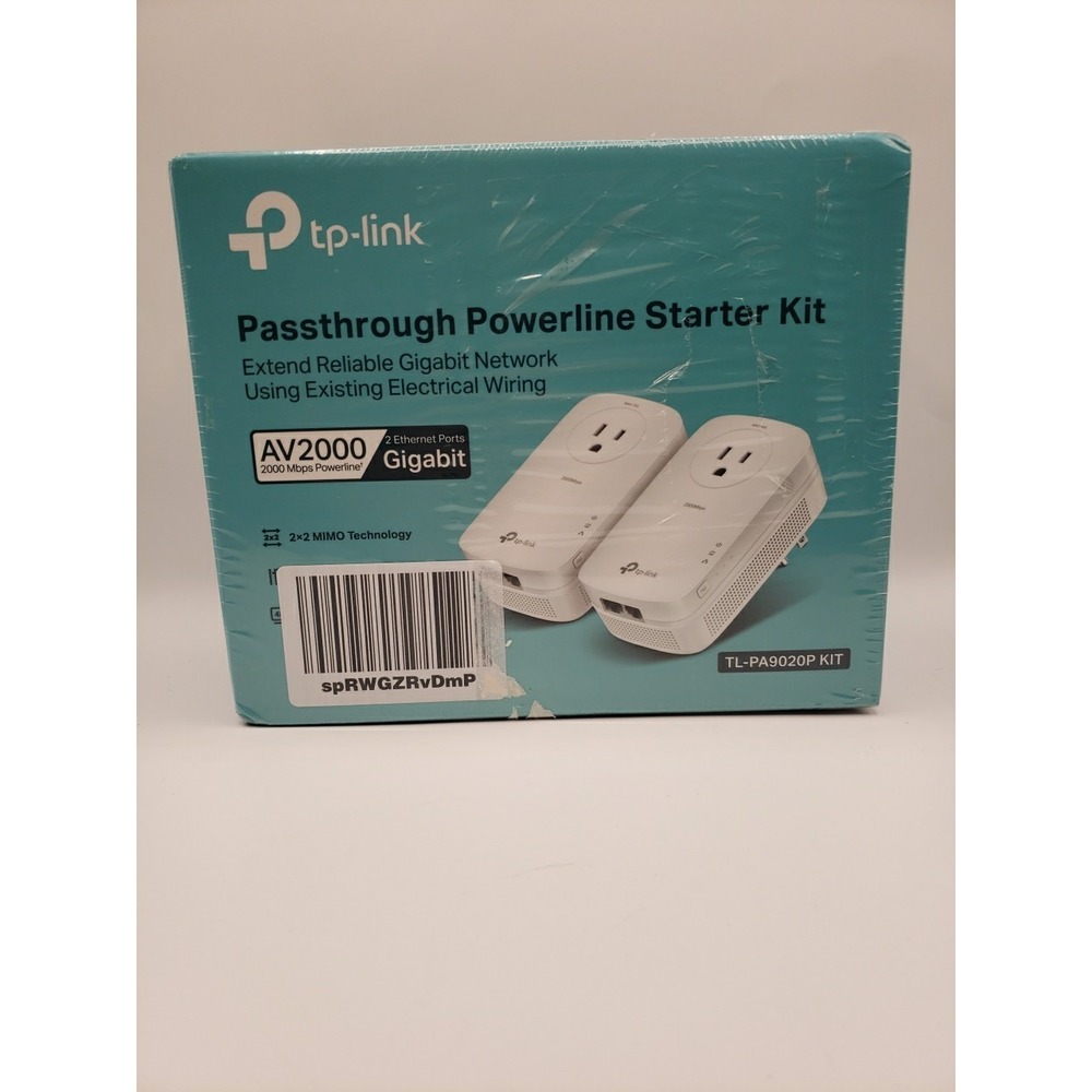 TP-Link AV2000 2-Port Gigabit Powerline Starter Kit TL-PA9020P